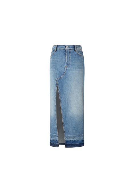 Gonna Pinko donna Il Cairo 104628 A2EA Blu cotone lunga denim degradè PINKO | Gonne | 104628 A2EAPJE